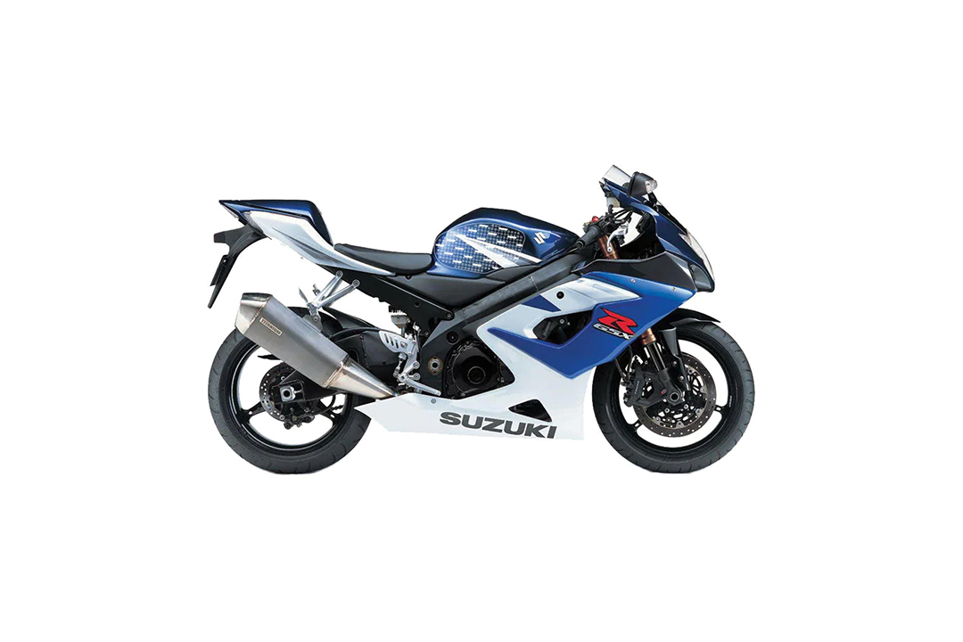 Stompgrip klar, Icon, für Suzuki GSX-R 1000, 2005-2006
