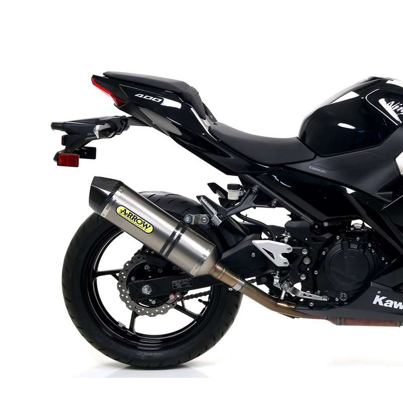 ARROW Auspuff RACE TECH für Kawasaki Ninja 400 / Z400 2018- aus Titan