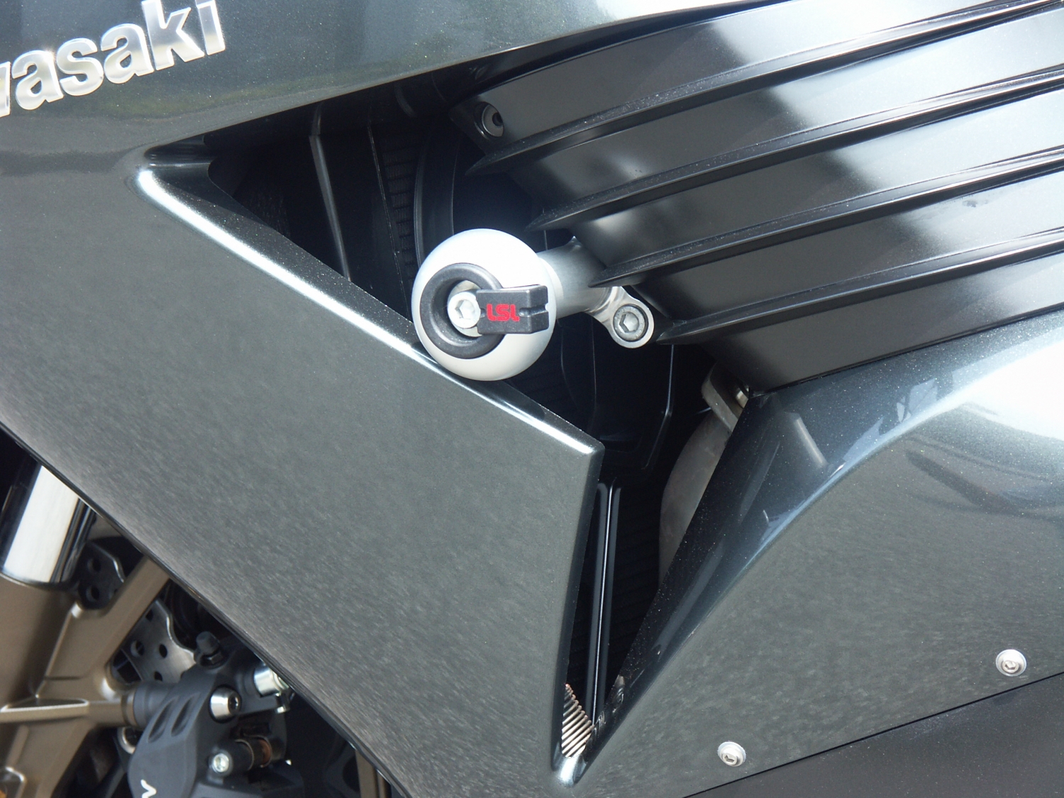LSL Crash Pad Befestigungskit für Kawasaki ZZR1400,  -2011