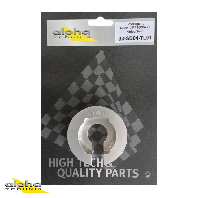 alpha Technik Tieferlegungssatz 25mm für Honda CRF1000L Africa Twin; Typ SD04; Modelljahr 2015-