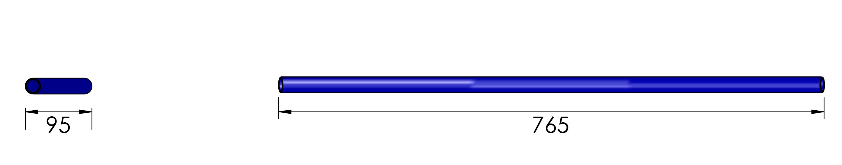 LSL konifizierter Lenker Drag Bar XD1 schwarz