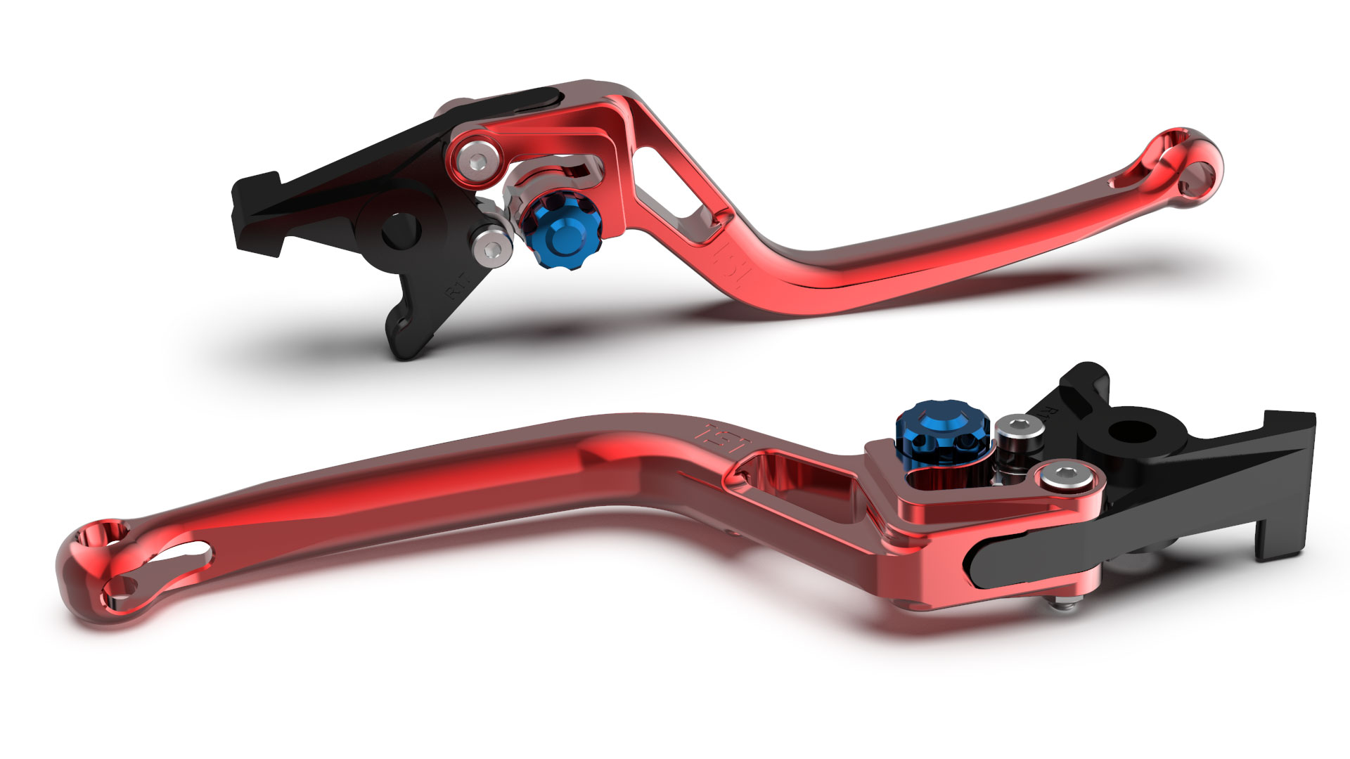 LSL Kupplungshebel BOW L83R, rot/blau