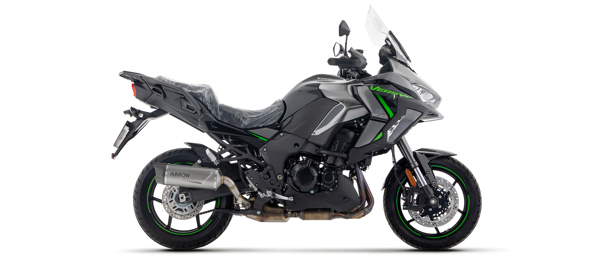 ARROW Auspuff INDY RACE EVO Titan für Kawasaki Versys 1100 Modelljahr 2025-