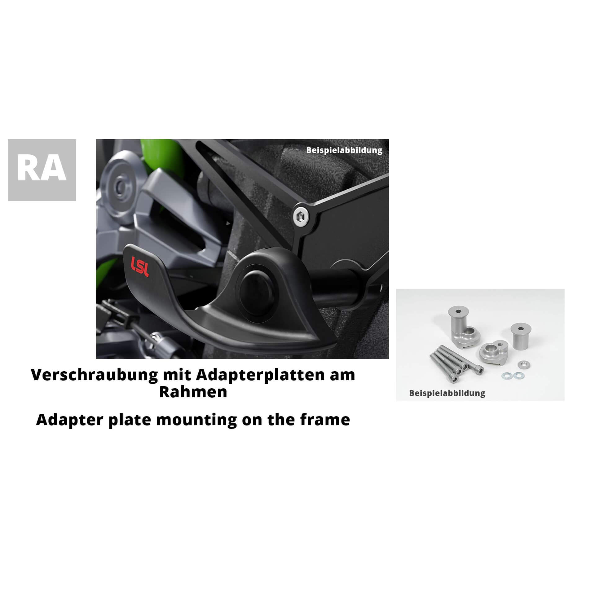 LSL SlideWing Befestigungskit für Triumph Daytona 675,  2006-2012