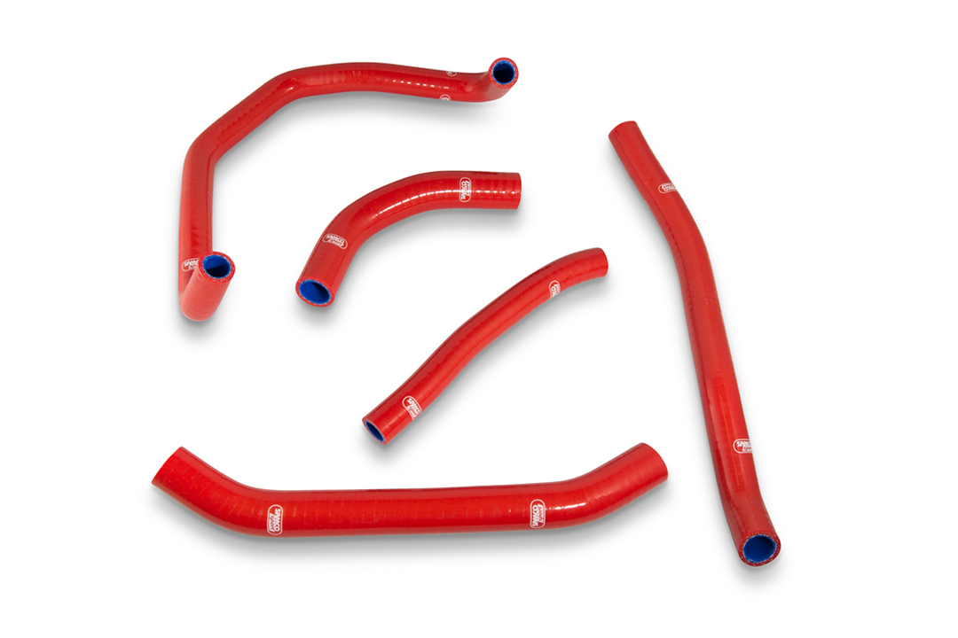 SAMCO SPORT Siliconschlauch Kit rot für Honda CRF1000L Africa Twin Modelljahr 2016-2019