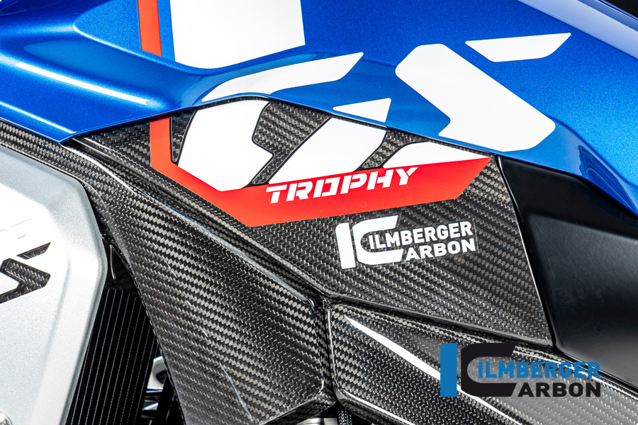 Ilmberger Carbon Tankabdeckung unten links (oberes Teil), glänzend, BMW R1300GS 2023-