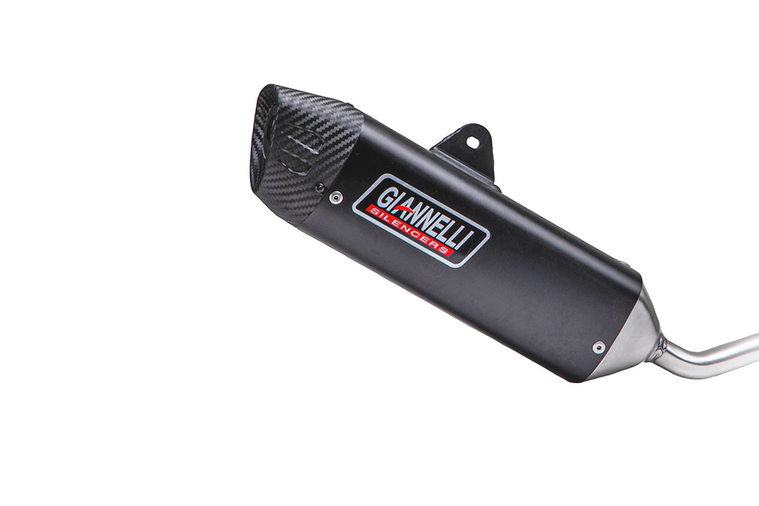 GIANNELLI Auspuff Sonic Aluminium Dark für Fantic XE 50 ab Modelljahr 2021-