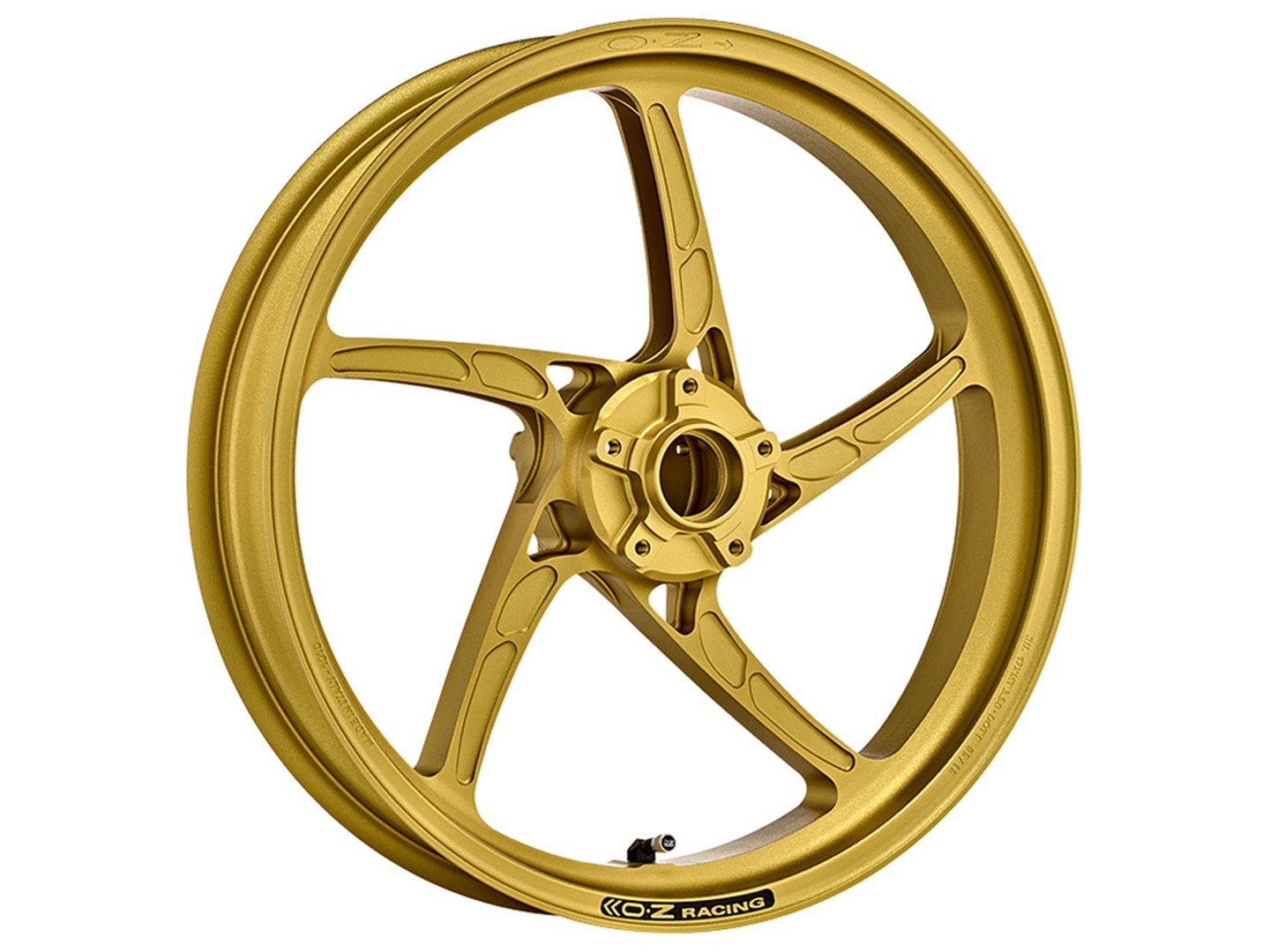 OZ Piega Aluminium vorne in goldfarben matt für Kawasaki Z1000, ZRT00A, 2003-2006