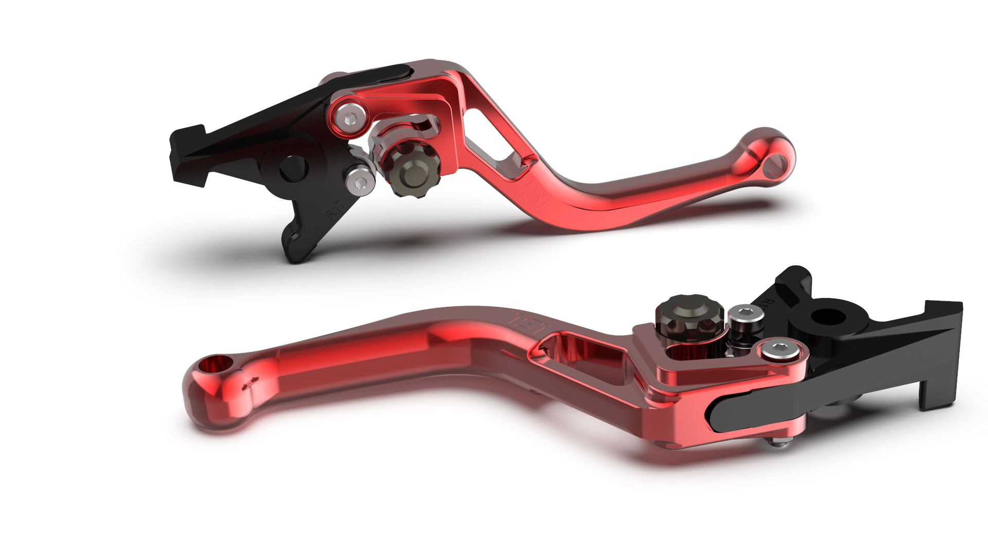 LSL Bremshebel BOW R82, kurz, rot/anthrazit