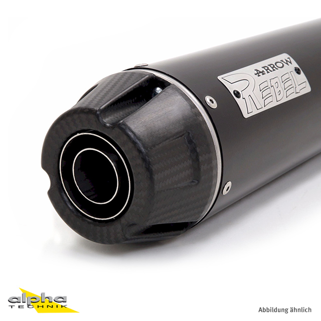 ARROW Auspuff Komplettanlage REBEL für Kawasaki Vulcan S650 2014-2016, Edelstahl