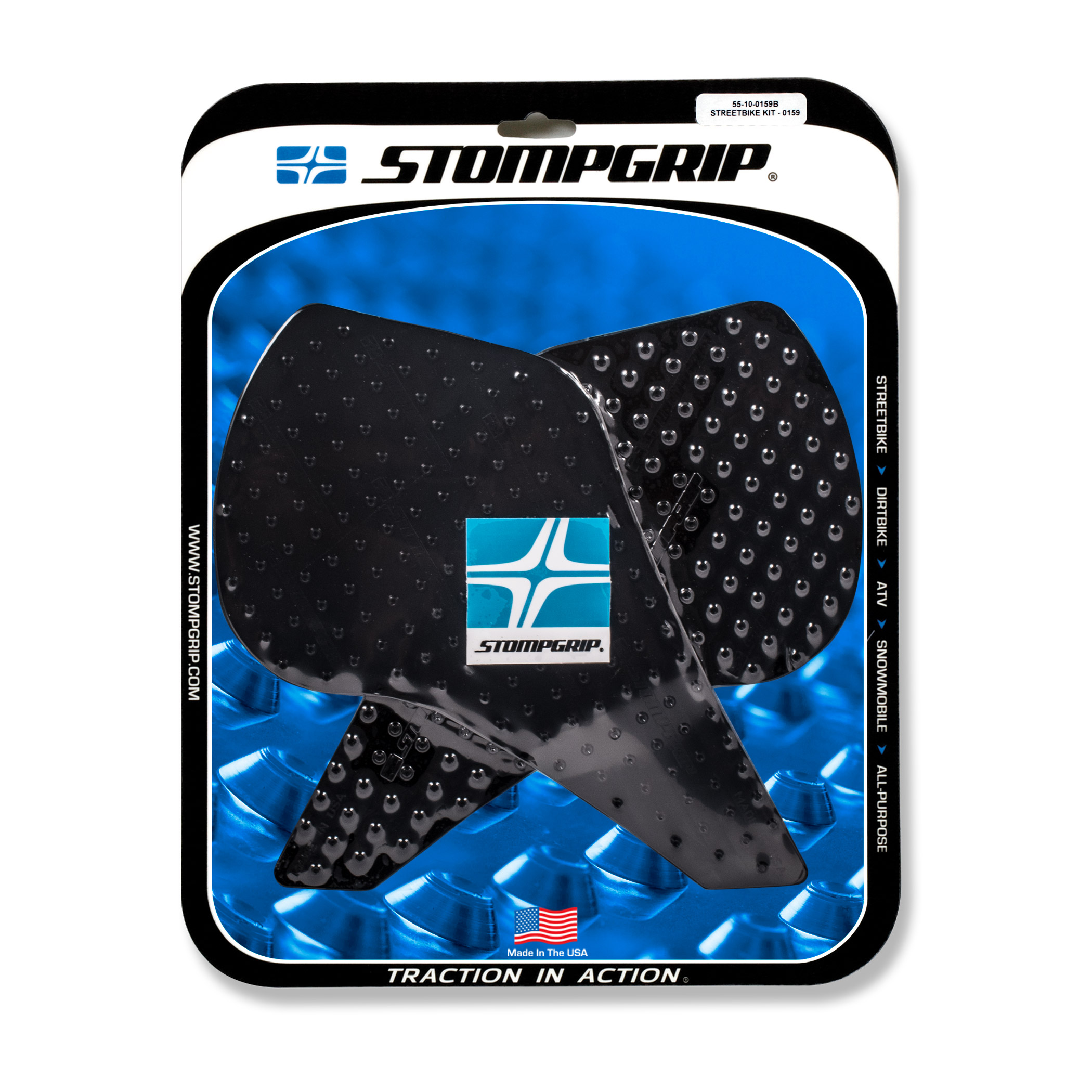 Stompgrip schwarz, Volcano, für Honda CRF1000L Africa Twin