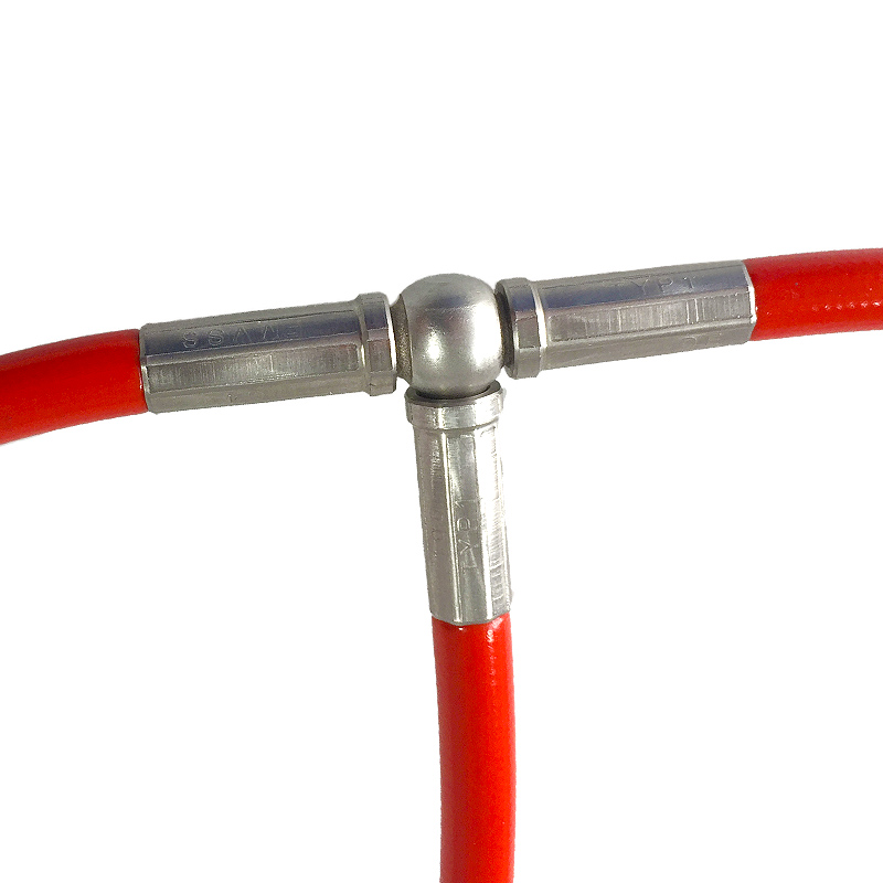 HEL Stahlflexleitung vorne und hinten Verlegeart OEM für Honda CBR1000RR SC77 2017-, Edelstahl