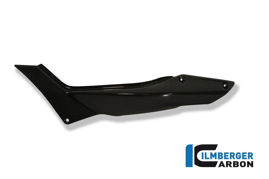 Ilmberger Carbon Seitendeckel unterm Sitz links, Carbon