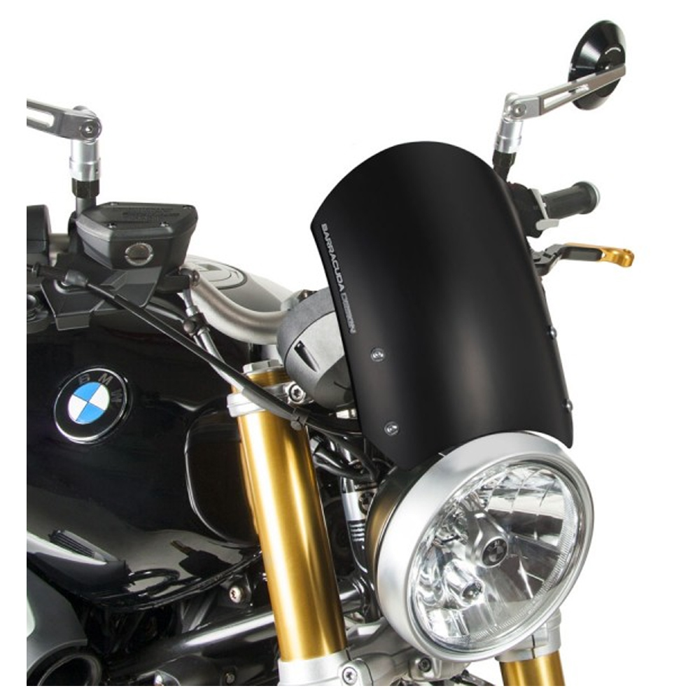 Barracuda Windschild Aerosport Aluminium schwarz BMW RnineT 2014-2016