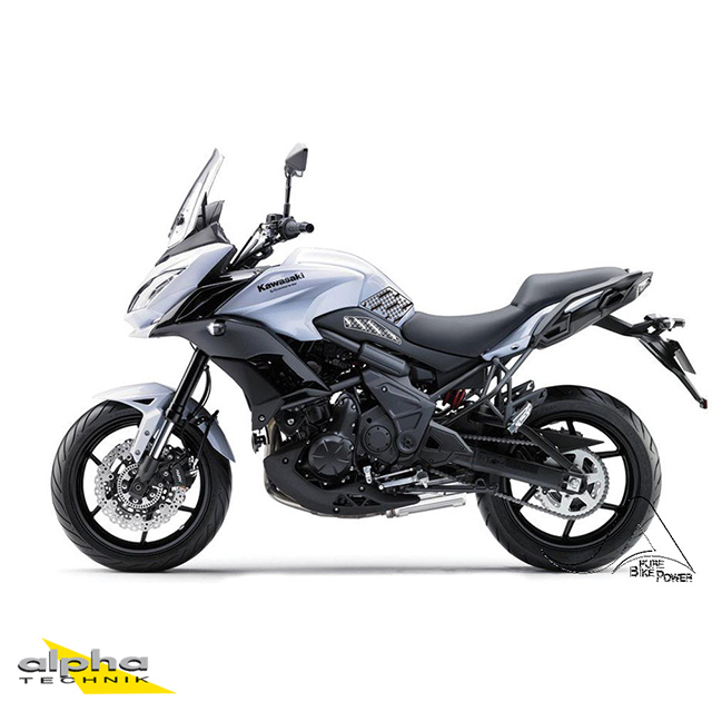 Stompgrip schwarz, Volcano, für Kawasaki Versys 650, 2015-2021