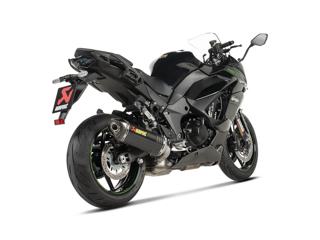 Akrapovic Slip-On Line (Carbon) Auspuff für Kawasaki Ninja 1000SX 2020-2024, Ninja 1100SX 2025