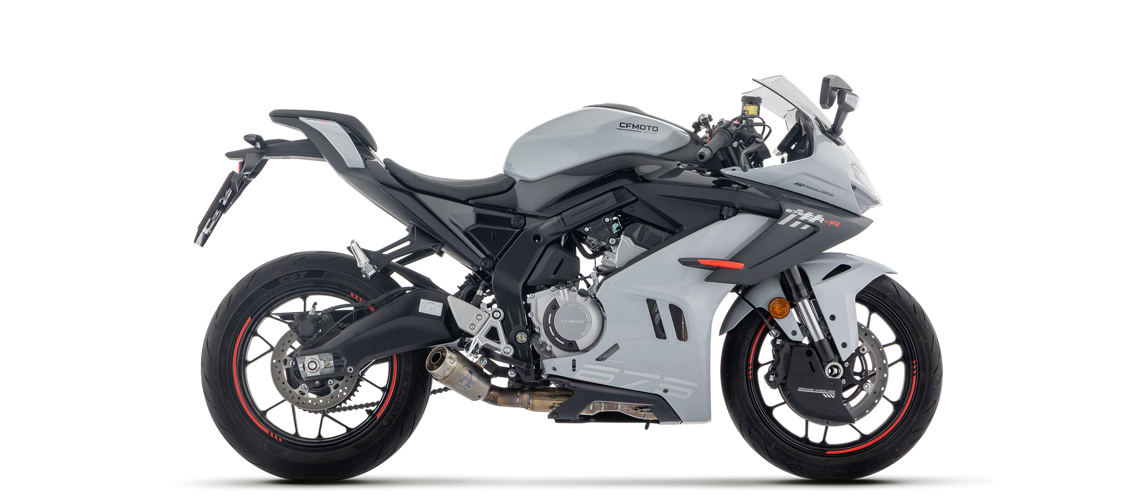 ARROW Racing-Komplettanlage PRO RACE Edelstahl für CF Moto 675 SR-R Modelljahr 2025-