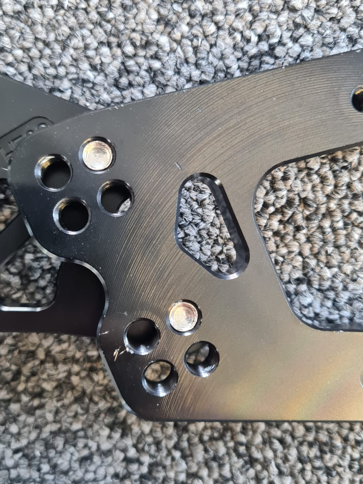 >TRACK< Fußrastenanlage schwarz Yamaha YZF-R6 RJ15 2006-16 ABE