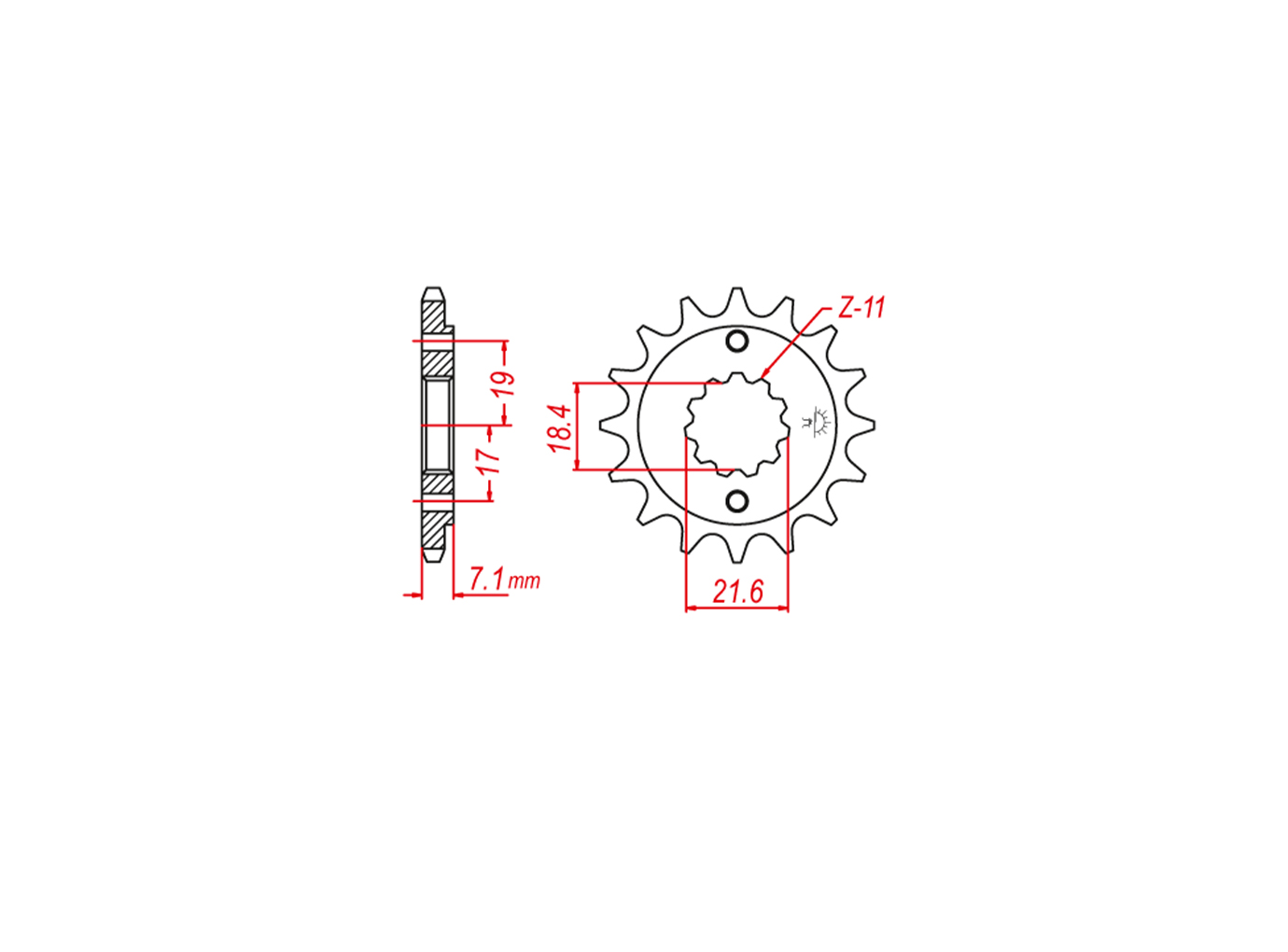 ENUMA Kettensatz 520DEX für Honda CRF300 L 2023-, CRF300 Rally 2021-