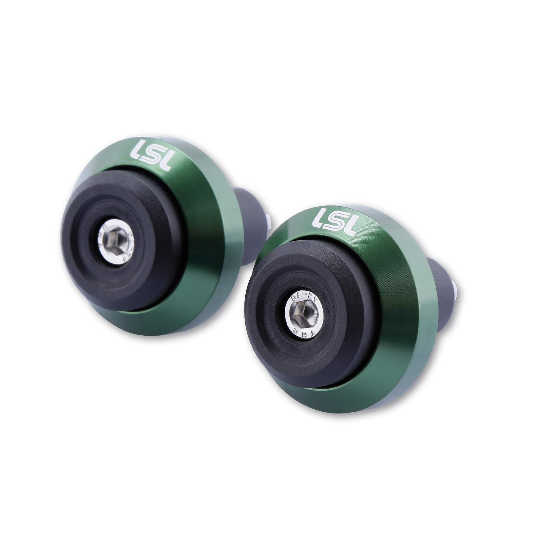 LSL Lenkergewicht GONIA, Aluminium, mit LSL-Logo, für Lenker mit 14mm und 18 mm Innendurchmesser, grün