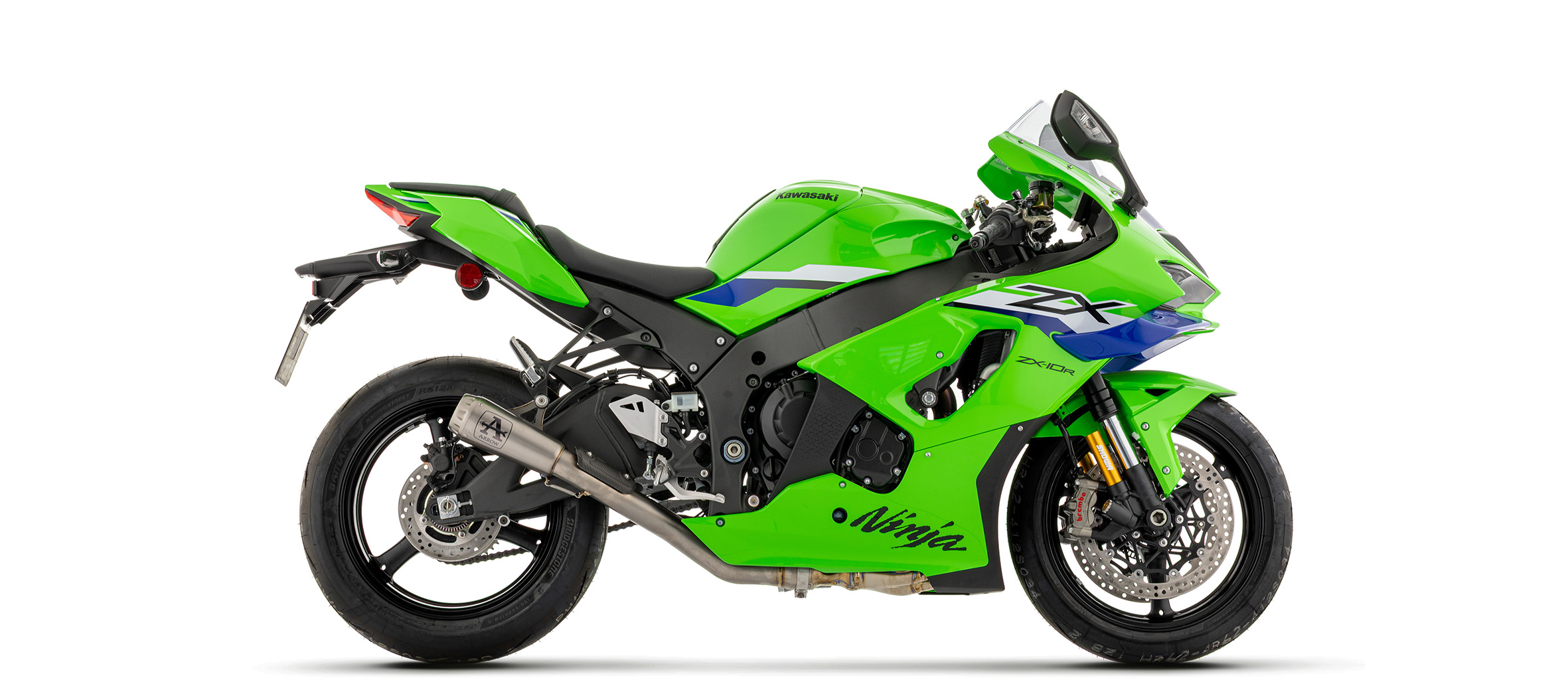ARROW Auspuff Komplettanlage PRO-RACE HALF SYSTEM für Kawasaki Ninja ZX-10R, ZX-10RR, 2026- , Titan