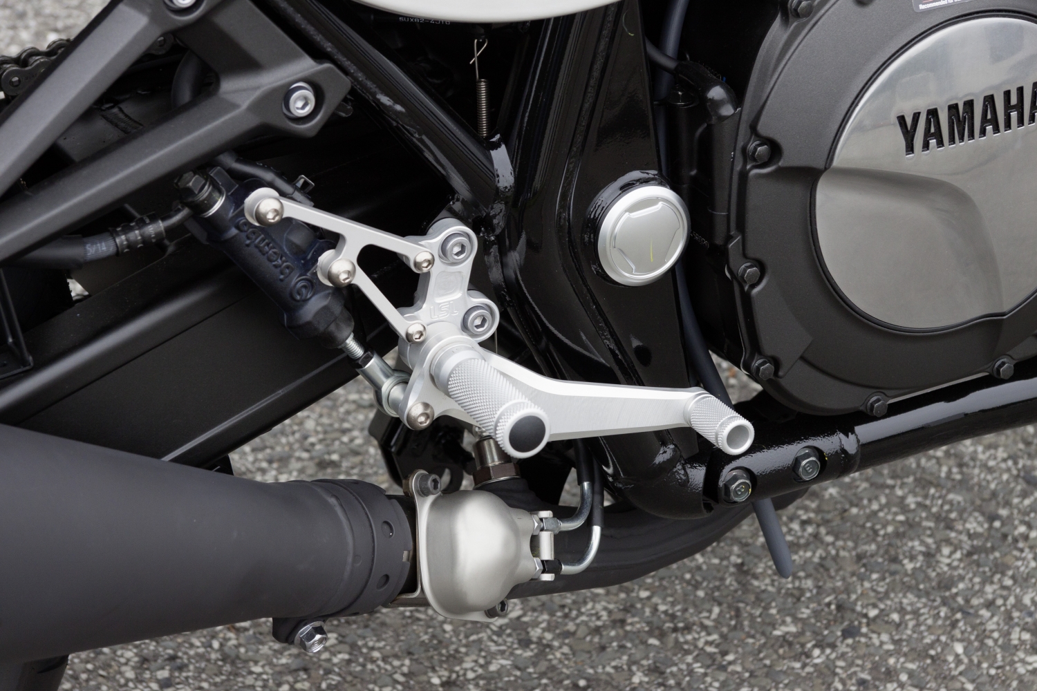 LSL Rastenanlage für Yamaha XJR 1300, XJR1200, silber