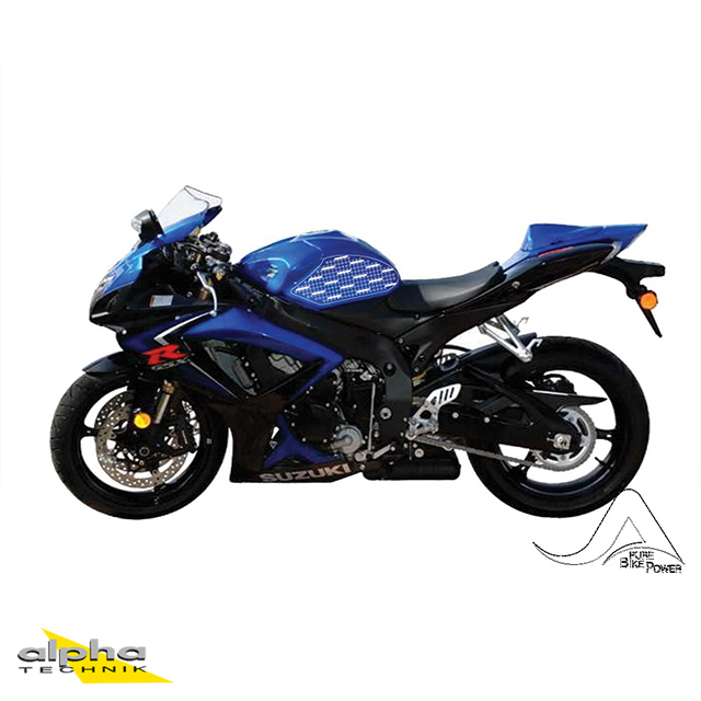 Stompgrip schwarz, Volcano, für Suzuki GSX-R600, 750, 2006-2007