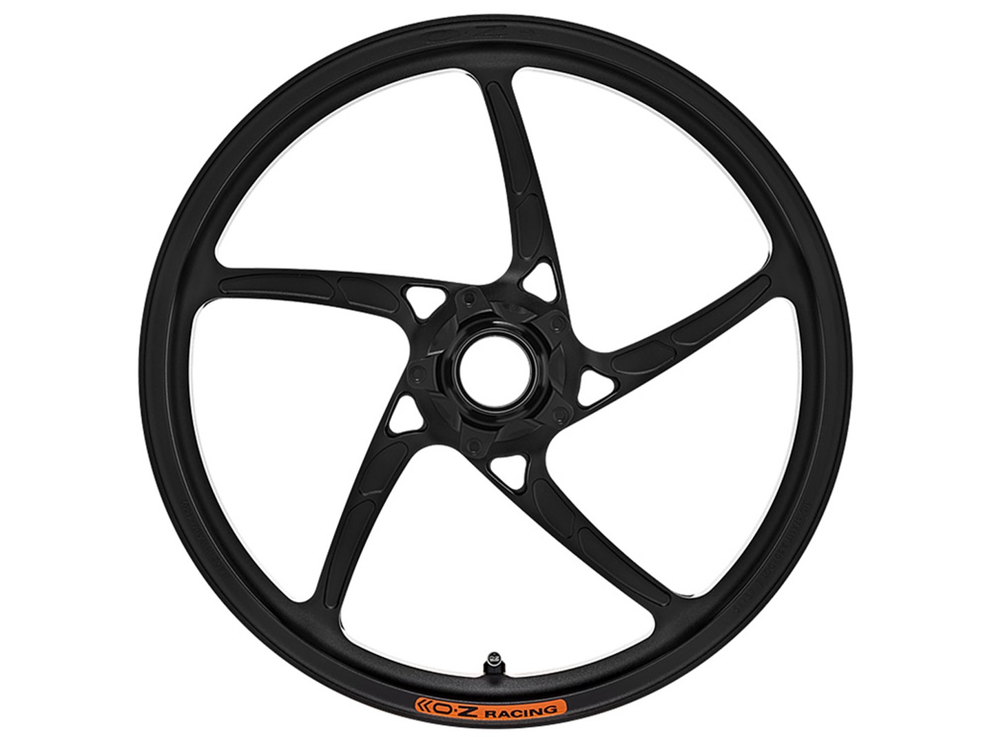 OZ Piega Aluminium vorne in schwarz matt für Ducati 851 (Strada / SP), 1988-1992, 888 (SP4 / SP5/ Strada), 1992-1993, 900SS, 1989-1998, Monster 900, 1993-1999