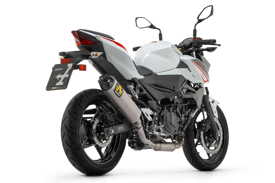 ARROW Auspuff INDY RACE Titan für Kawasaki Ninja 400 und Z400 2023-