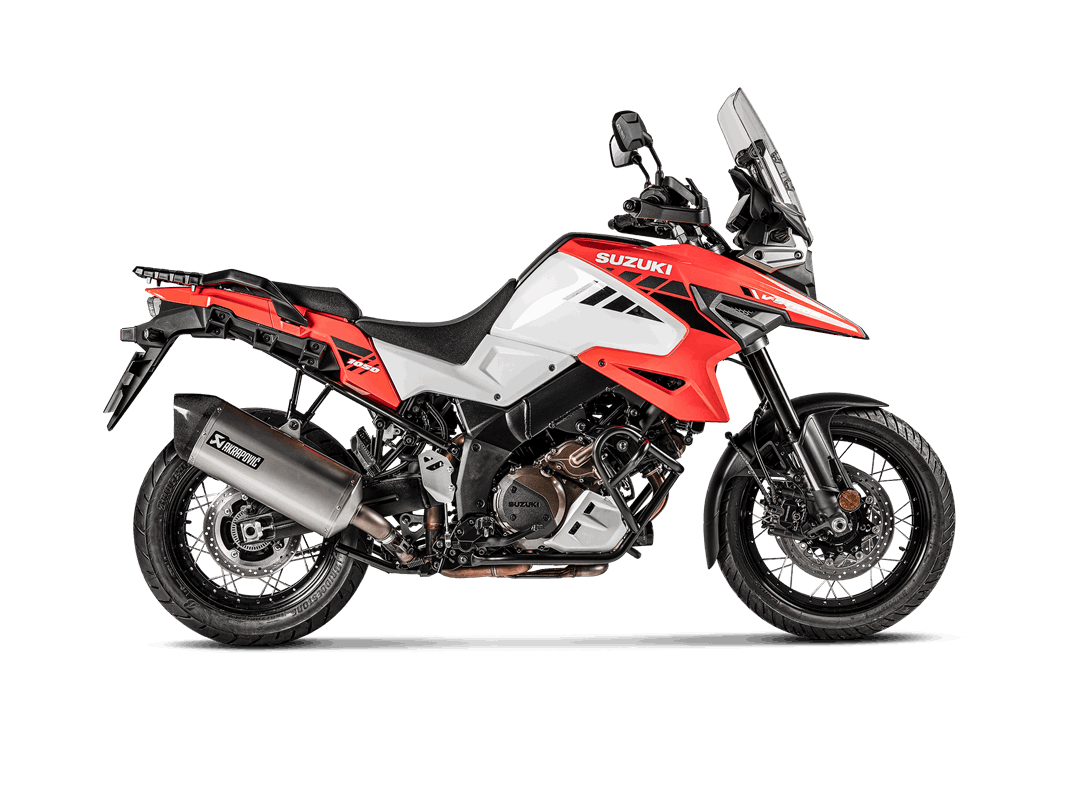 Akrapovic Slip-On Line (Titanium) Auspuff für Suzuki V-Strom 1000 2014-2019 und V-Strom 1050 ab 2020-2025