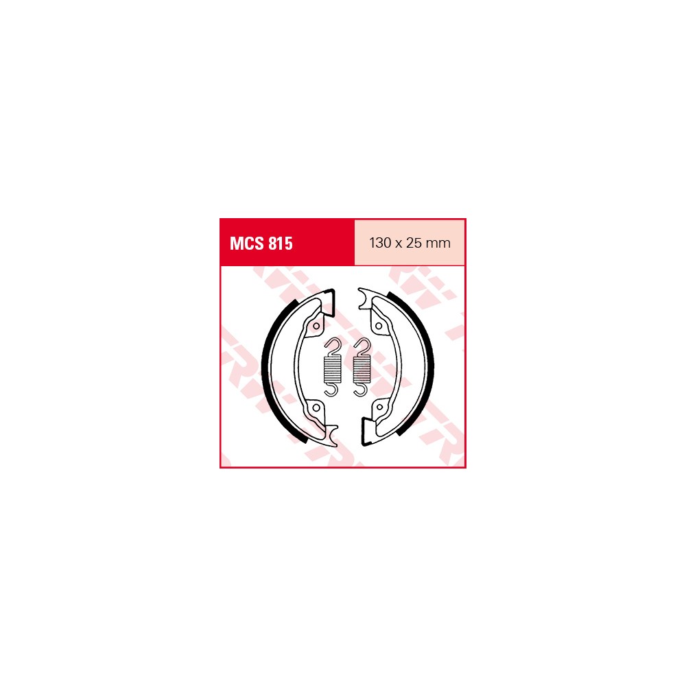 TRW LUCAS Bremsbackensatz MCS815