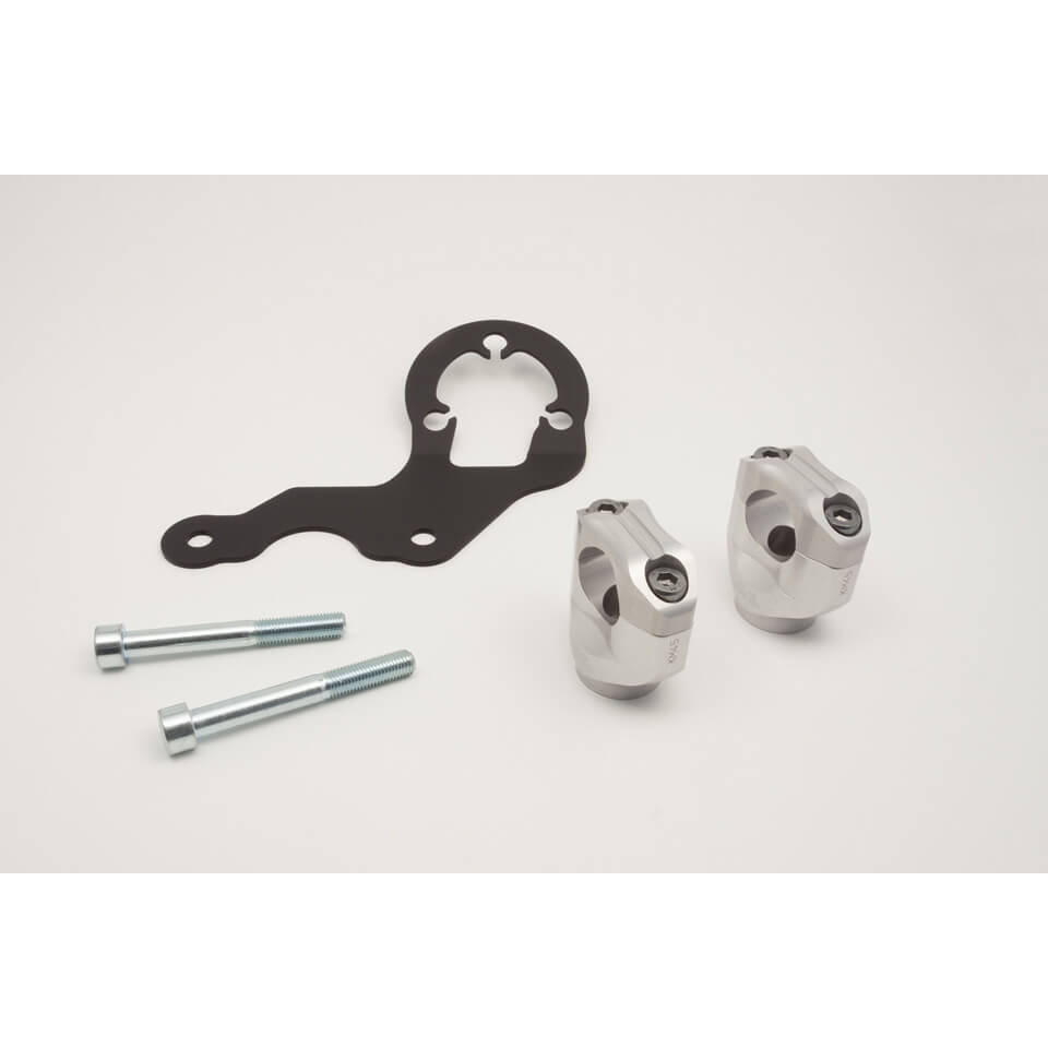 LSL Klemmbock-Kit 28,6 mm, für Ducati Scrambler,  2015, silber