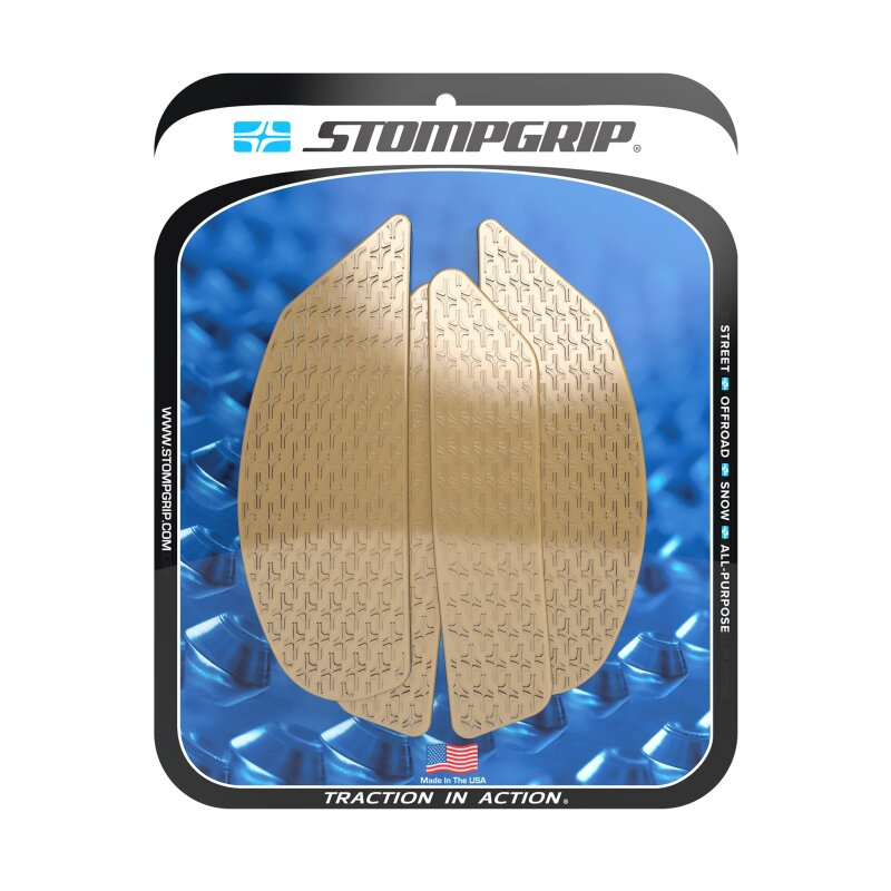 Stompgrip Tank Pad klar, Icon, Streetbike Tank Kit für Yamaha MT10, 2022-2025