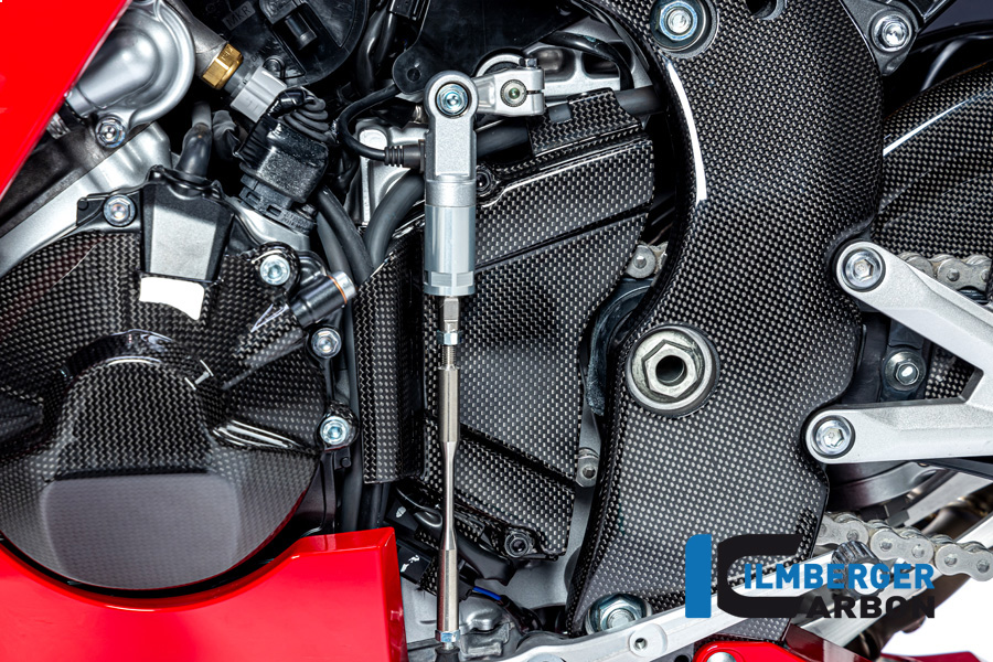 Ilmberger Carbon Ritzelabdeckung, glänzend, für Honda CBR1000RR-R Fireblade (SP), SC82, ab 2020-