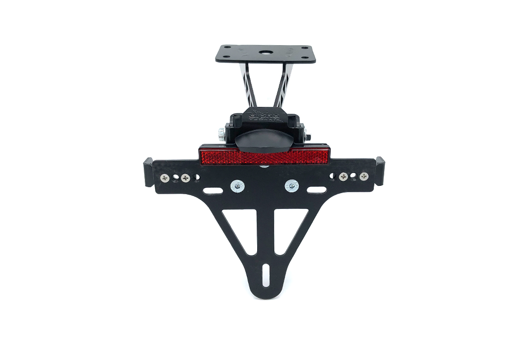 alpha Technik Kennzeichenhalter für Yamaha MT07A, MT-07 und MT-07 Moto Cage, Typ RM04, RM17 und RM18, ab Modelljahr 2014-
