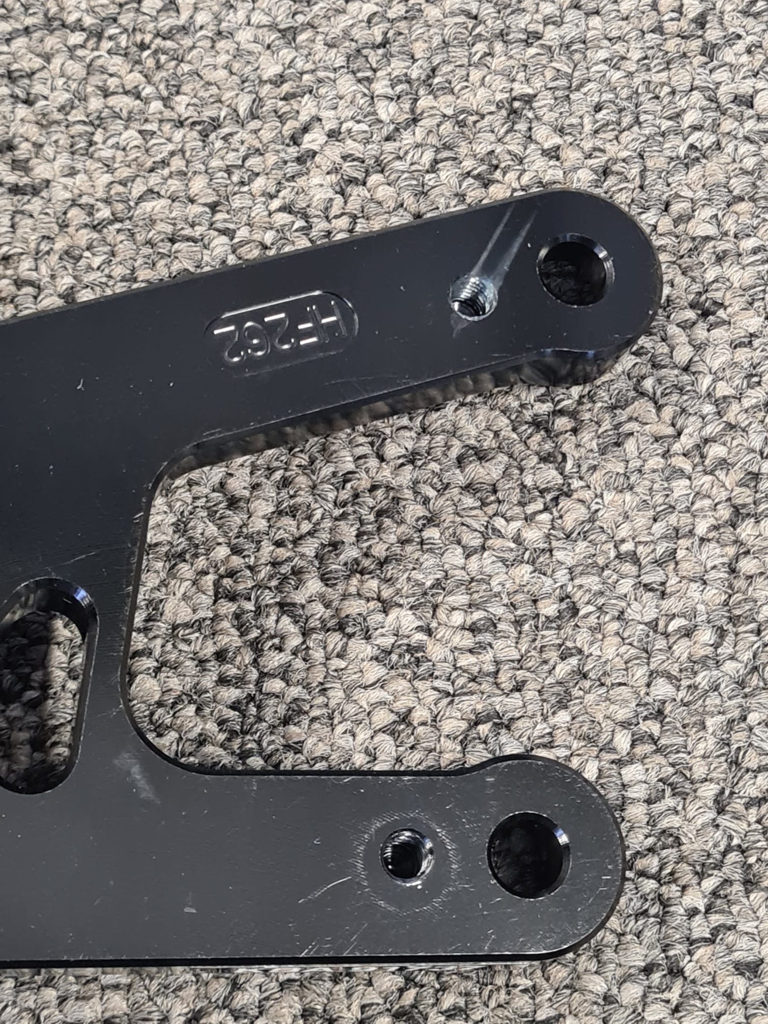 >TRACK< Fußrastenanlage schwarz Yamaha YZF-R6 RJ15 2006-16 ABE