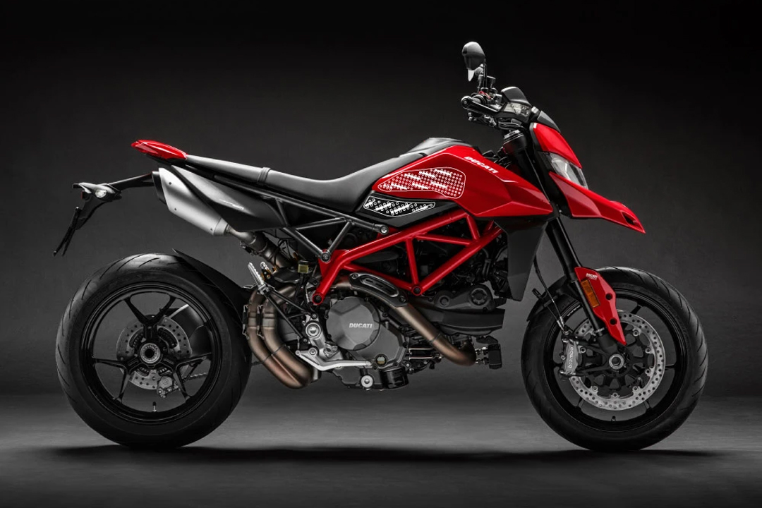 Stompgrip Tank Pad schwarz, Volcano, für Ducati Hypermotard 950, 2019-2025, Hypermotard 950 RVE, 2021-2024, Hypermotard 950 SP, 2019-2025