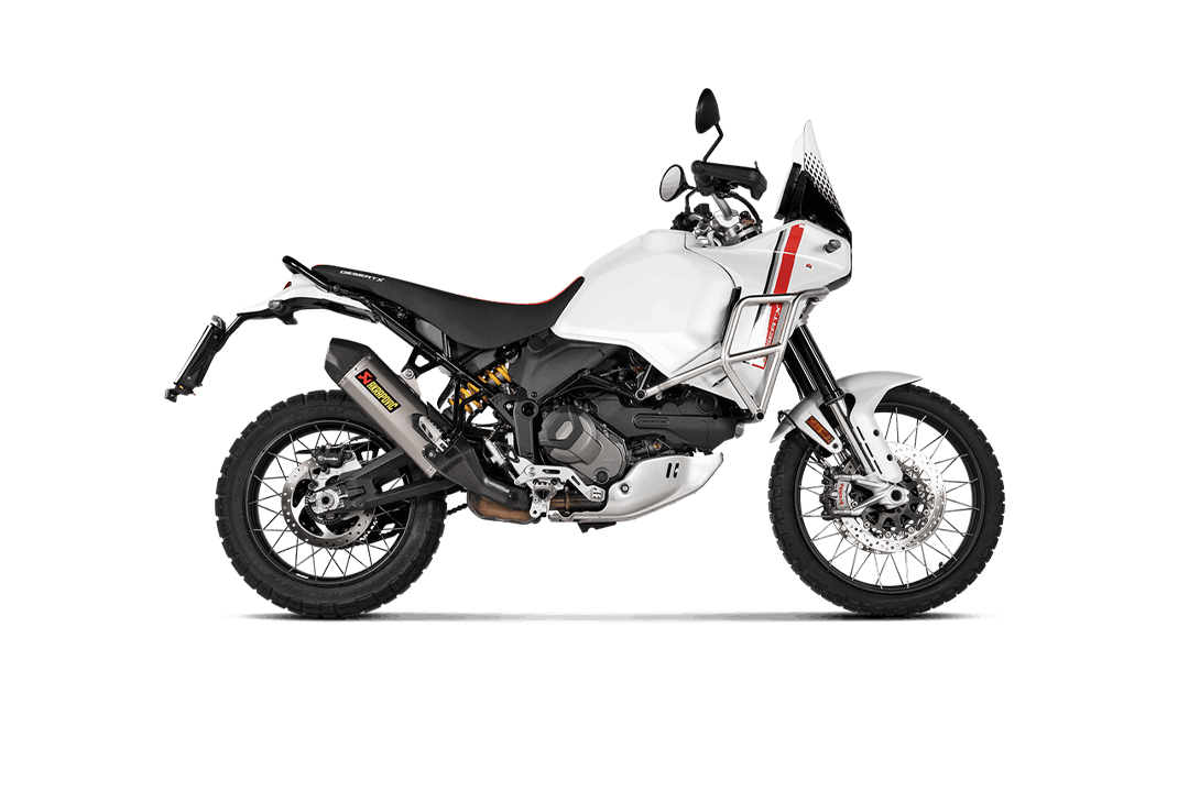 Akrapovic Slip-On Line (Titanium) Auspuff für Ducati DesertX, Typ 1X, Modelljahr 2022-