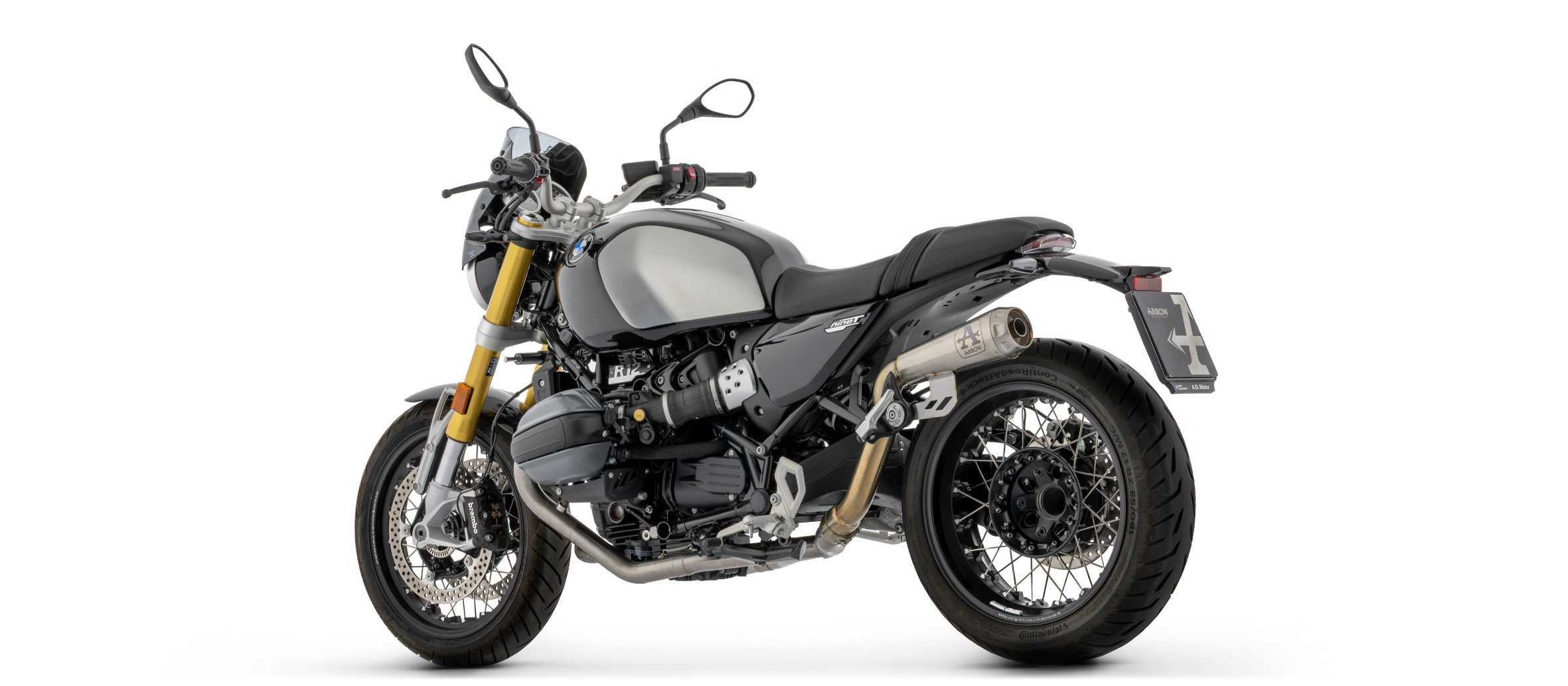 ARROW Auspuff PRO-RACE Titan für BMW R12 nineT, 2024-, Titan