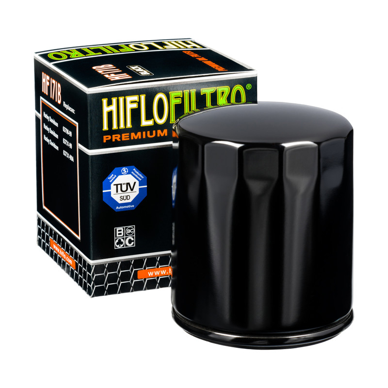 HIFLO Ölfilter HF171B für diverse Harley Davidson Modelle mit O-Ring-Satz
