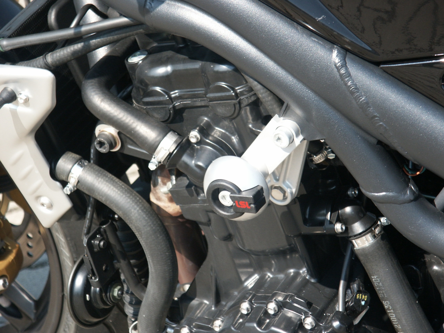 LSL Crash Pad Befestigungskit für Triumph Speed Triple,  2005-2011, Tiger 1050,  2007-2011