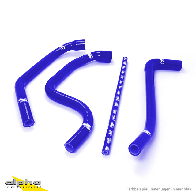 SAMCO SPORT Siliconschlauch Kit blau für Triumph Tiger 1050 Modelljahr 2007-2012
