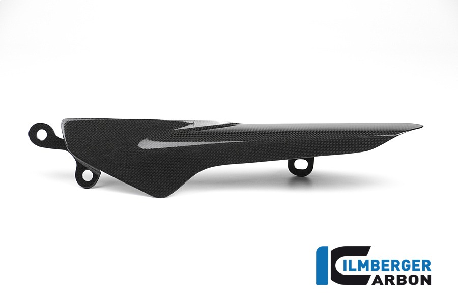 Ilmberger Carbon Kettenschutz hinten, Carbon glanz