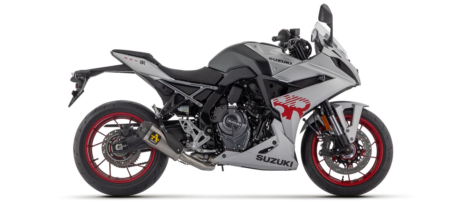 ARROW Auspuff WORKS Titan für Suzuki GSX-8S Modelljahr 2023- GSX-8R 2024-
