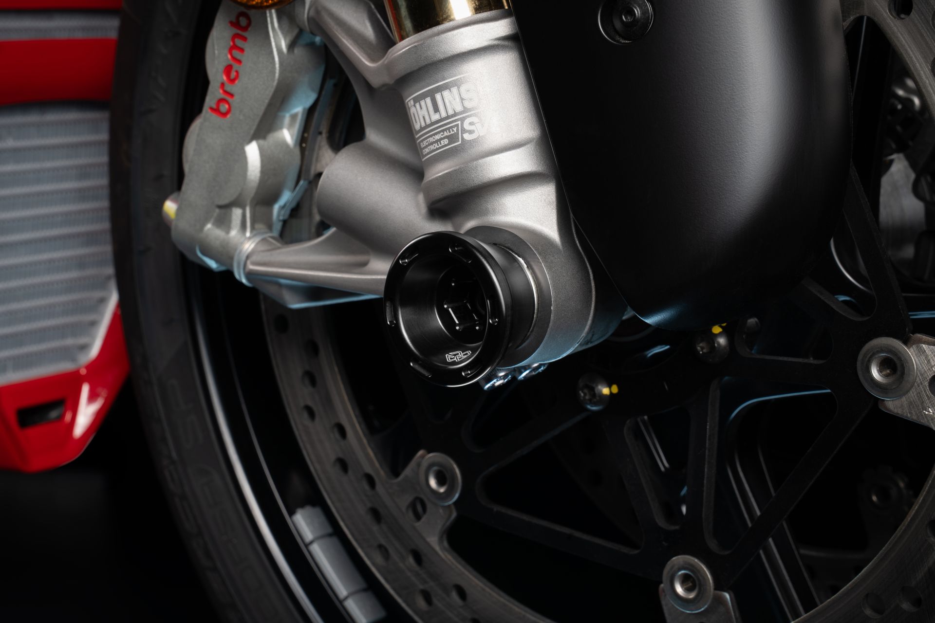 Gilles Achsprotektor vorne, Ducati Panigale V4, V4S, 2024- und Streetfighter V4S, 2025-