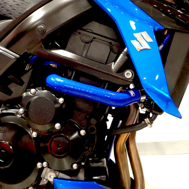 SAMCO SPORT Siliconschlauch Kit blau für Suzuki GSX-S 750Z Modelljahr 2017-2024