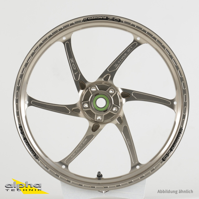 OZ Gass RS-A Aluminium Satz titanfarben für Ducati Desmosedici RR, D1, 2008