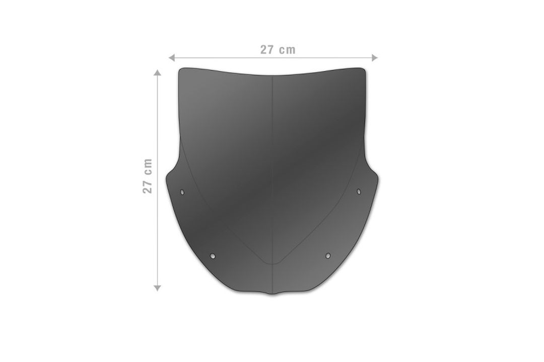 Barracuda Windschild Aerosport Plexiglas für Triumph Street Twin