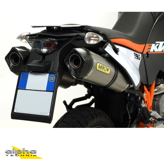 ARROW Auspuff RACE TECH für KTM 990 Adventure 2006-12 / SMT 2009-13 aus Titan