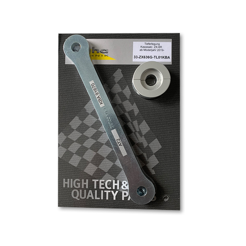 alpha Technik Tieferlegungssatz 32mm für Kawasaki Ninja ZX-6R,Typ ZX636G; Modelljahr 2019-